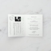 旅行男女兼用テーマパスポート赤ちゃんシャワーI 招待状 (内部)