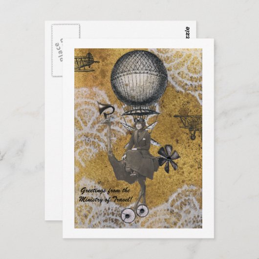 旅行省からのご挨拶 ポストカード (正面/裏面)