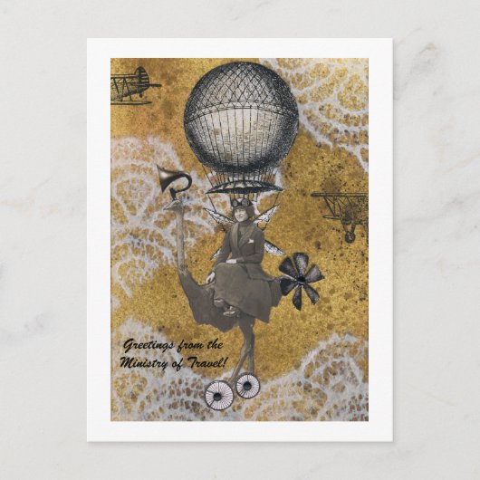 旅行省からのご挨拶 ポストカード (正面)