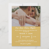 旅行結婚機ハート航モダン空 招待状 (正面)