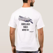 旅行者が少ない道の自由のハイウェー Tシャツ (裏面)