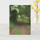 旅行者が少ない道 カード (黄色い花)