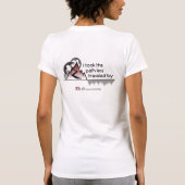 旅行者が少ない道 Tシャツ (裏面)
