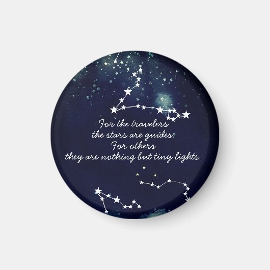 旅行者と星 – マグネット (正面)