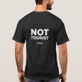 旅行者のツーリストのTシャツ Tシャツ (裏面)