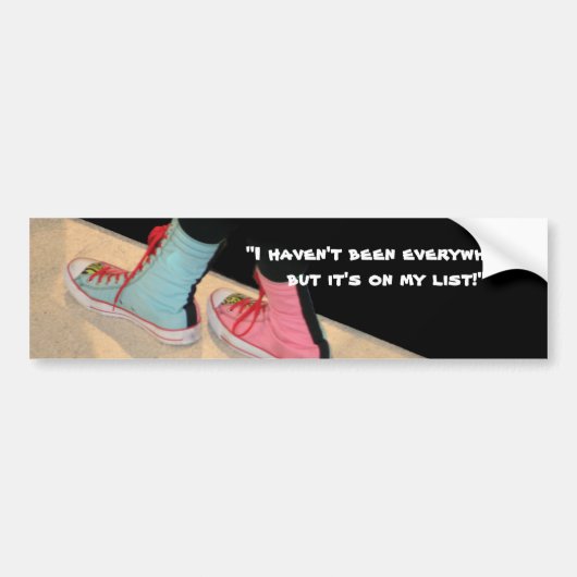 旅行者のバンパーステッカー バンパーステッカー (正面)