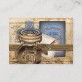 旅行者の小型郵便はがきの名刺 名刺 (正面)