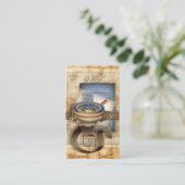 旅行者の社会的なプロフィールカード コーリングカード (スタンド正面)