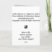 旅行者は用心します カード (裏面)