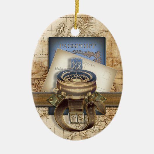 旅行者 セラミックオーナメント (正面)