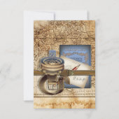 旅行者RSVPカード 出欠カード (正面)