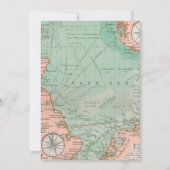 旅行航空機シャワー誕生日招待状 招待状 (裏面)