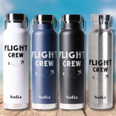 旅行航空機乗務員の空飛んでいる飛モダン休暇 ウォーターボトル