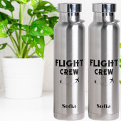 旅行航空機乗務員の空飛んでいる飛モダン休暇 ウォーターボトル