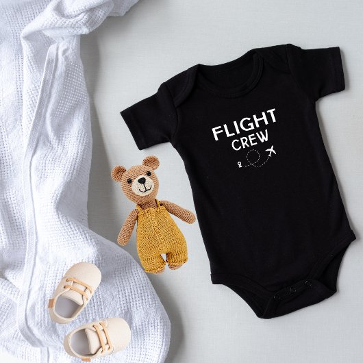 旅行航空機乗務員の空飛んでいる飛モダン休暇 ベビーボディスーツ