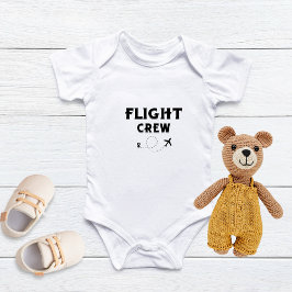 旅行航空機乗務員の空飛んでいる飛モダン休暇 ベビーボディスーツ