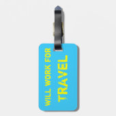 旅行荷物のラベル ラゲッジタグ (裏面縦)
