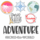 旅行荷物の取り揃え シール (正面)