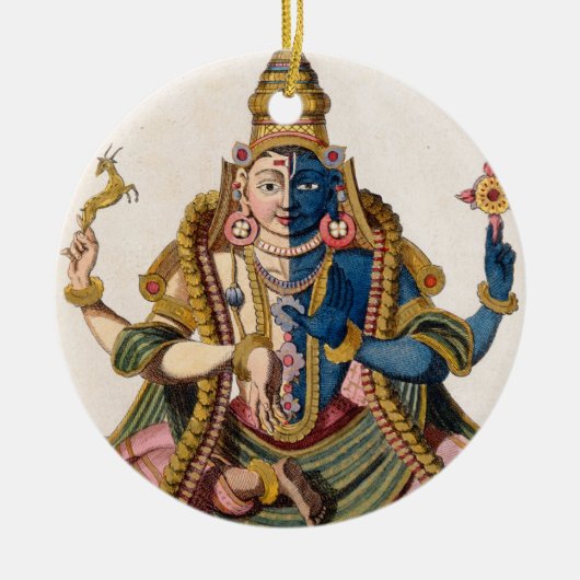 「旅行補助のIndesとlaのチャイン」bからのHari-Hara、 セラミックオーナメント (正面)