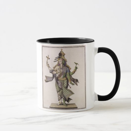 「旅行補助のIndesとla CHからのArdhanarishvara、 マグカップ (右)