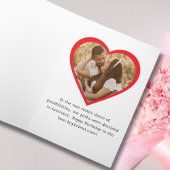 旅行誕生日飛行機ハート&フォトカスタム シーズンカード