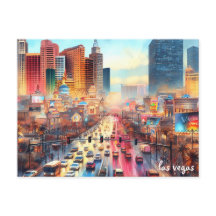 旅行買クールヴィンテージラスベガスはがき