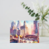 旅行買ヴィンテージシカゴポストカード ポストカード (スタンド正面)