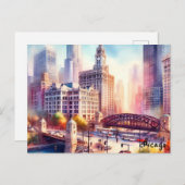 旅行買ヴィンテージシカゴポストカード ポストカード (正面/裏面)