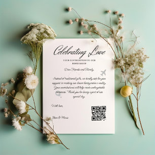 旅行資金リクエストQRコード ハネムーンファンド 招待状