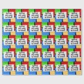 旅行退職したの準備ができて、退職おもしろいする ラッピングペーパー (フラット)