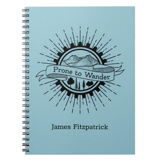 旅行雑誌を散策する傾向 ノートブック (正面)