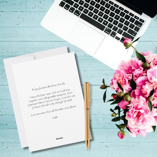 旅行飛行機ハート私は私のシルバーライナーの友人を愛する シーズンカード