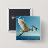 旅行鳥 缶バッジ (正面&裏面)