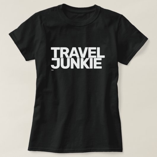 旅行麻薬常習者 Tシャツ (デザイン正面)