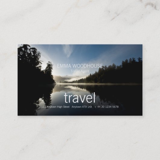 旅行1 · 名刺のテンプレート 名刺 (正面)