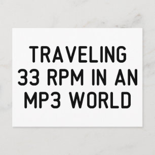旅行33 RPM ポストカード