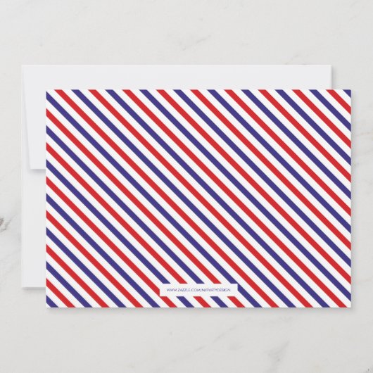 旅行/お別れのパーティの招待状 招待状 (裏面)