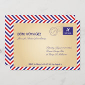 旅行/お別れのパーティの招待状 招待状 (正面/裏面)