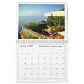 旅行 – イタリア20XX カレンダー (1月 2027)