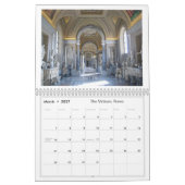 旅行 – イタリア20XX カレンダー (3月 2027)