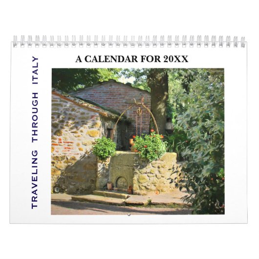 旅行 – イタリア20XX カレンダー (カバー)