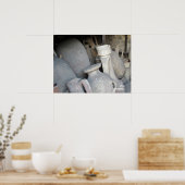 旅行 |イタリア – ポンペイ・アンフォラエ ポスター (キッチン)