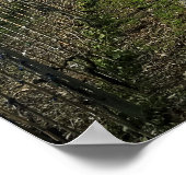 旅行 |イタリア – モンテロッソ冬のブドウ園 ポスター (角)