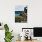 旅行 |イタリア – モンテロッソ冬のブドウ園 ポスター (ホームオフィス)