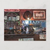 旅行 |イタリア – ローマトラットリア ポストカード (正面)