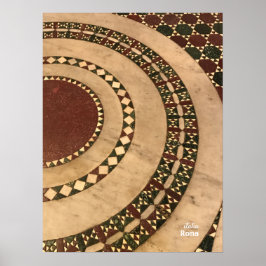 旅行 |イタリア – ローマ、サンタマリア大聖堂 ポスター