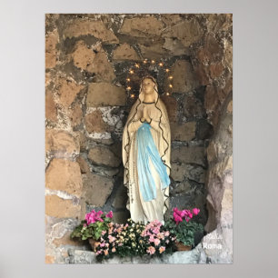 旅行  イタリア – ローマ、マドンナ神社 ポスター