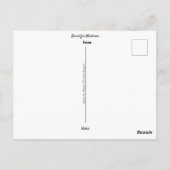 旅行 |イタリア – ローマ、美しいマドンナ ポストカード (裏面)