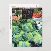 旅行 |イタリア – ローマ、農家市場 ポストカード (正面/裏面)