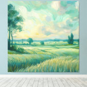 旅行 キャンバスプリント (インサイチュ (ウッドフロア))